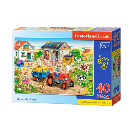 puzzle 40 kom maksi - život na farmi