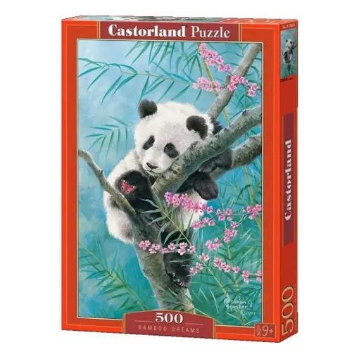 puzzle 500 komada panda na drvetu