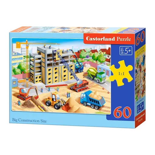 puzzle 60 komada veliko gradilište