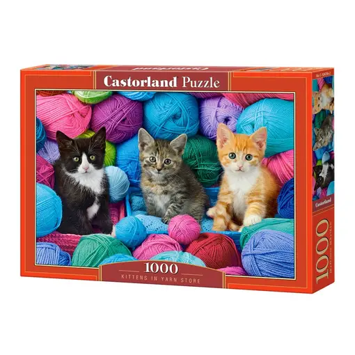 puzzle 1000 kom kittens in yarn store