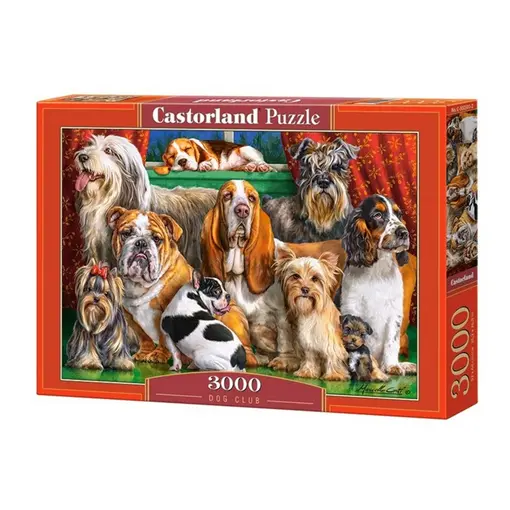 puzzle 3000 kom dog club