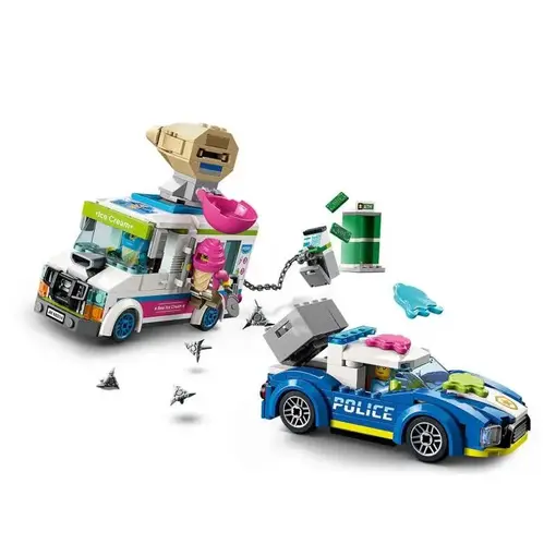 policijski auto u potjeri za zlikovcima