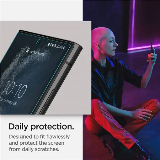 Samsung Galaxy S22 Ultra zaštitna navlaka za ekran telefona, prozirna, Neo Flex 2 Pack