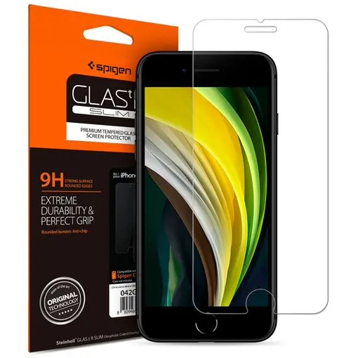 iPhone SE (2022/2020)/8/7 zaštitno staklo za ekran telefona, Glass tR Slim HD