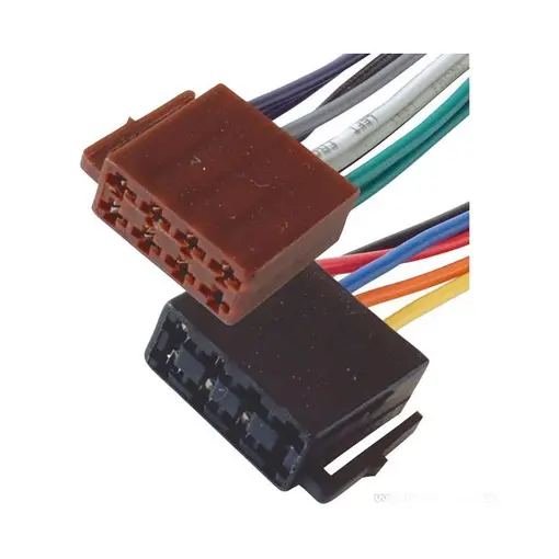 Set ISO utikači, napajanje+zvučnici,15 cm označene žice - ISO 2