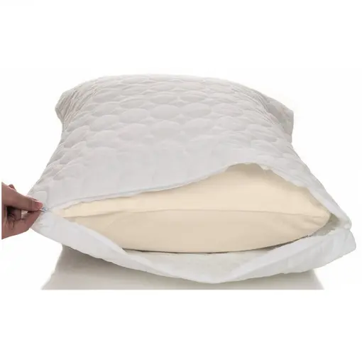 jastuk sa skidivom proštepanom jastučnicom pamuk, 60x80 cm