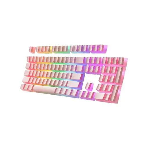 PUDDING KEYCAPS - REDRAGON SCARAB A130 PINK, DOUBLE SHORT, PBT