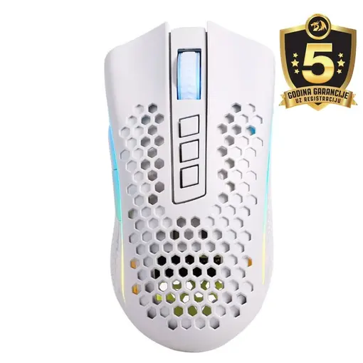 MOUSE - REDRAGON STORM PRO M808 WIRELESS/WIRED - WHITE