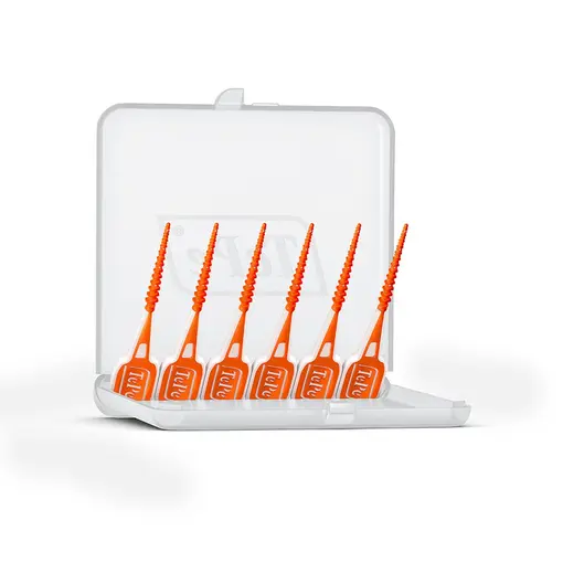 EasyPick silikonske zubne čačkalice vel. XS/S narančaste - blister 36 kom