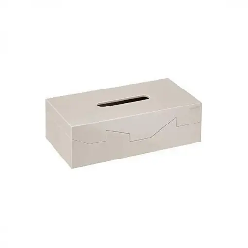 kutija za maramice 14,8 x 12,8 x 8 cm abs, sivo smeđa Silhouette