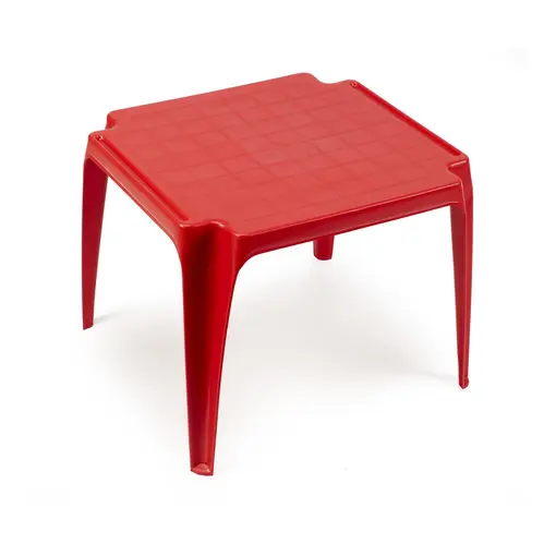 Stol mali crveni 56x52x44