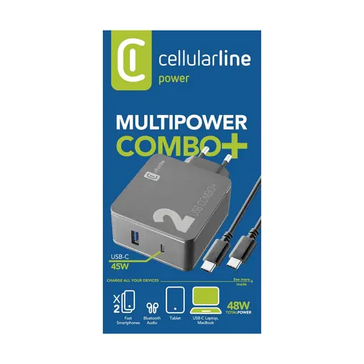 kućni punjač Multipower 2 Combo + 48W i kabel C-C