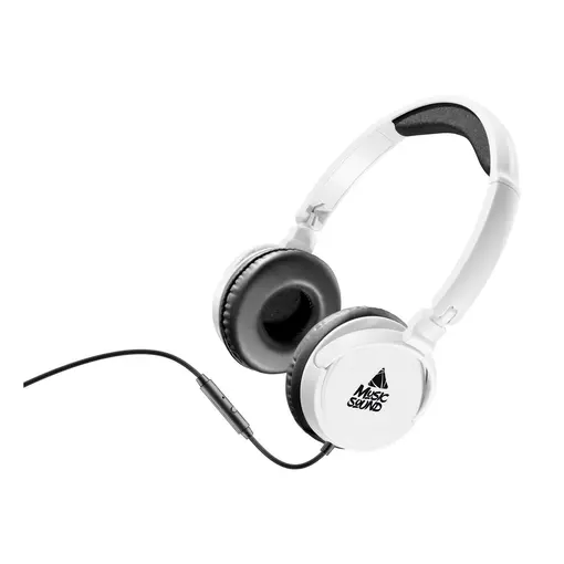 Music Sound slušalice on-ear white