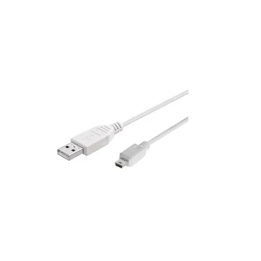 USB 2.0 kabel, USB-A na mini B 5p, 2.0m, bijeli