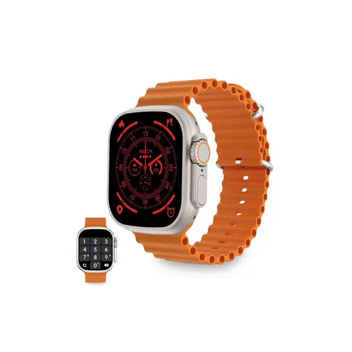 smartwatch Urban Plus, 2.05“ zaslon, 5 dana aut., vodootporan, narančasti