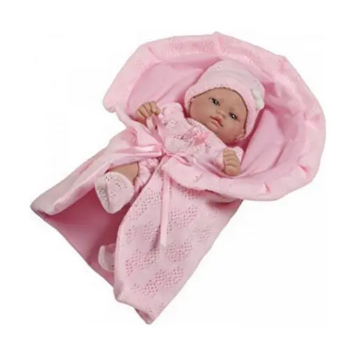lutka Berbesa novorođenče roza 27 cm