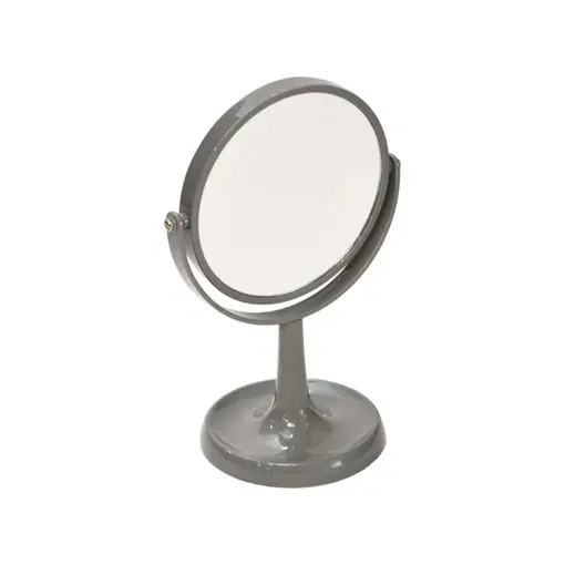 kozmetičko ogledalo na stalku abs, sivo