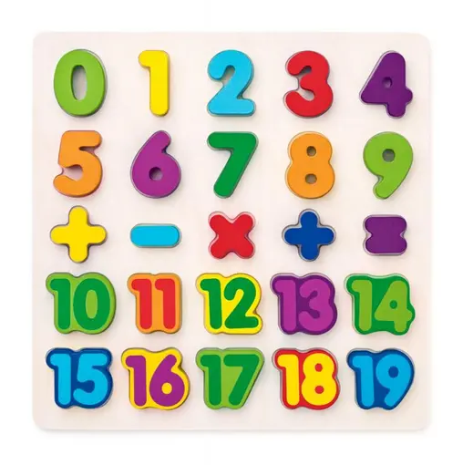 Drvene puzzle brojevi