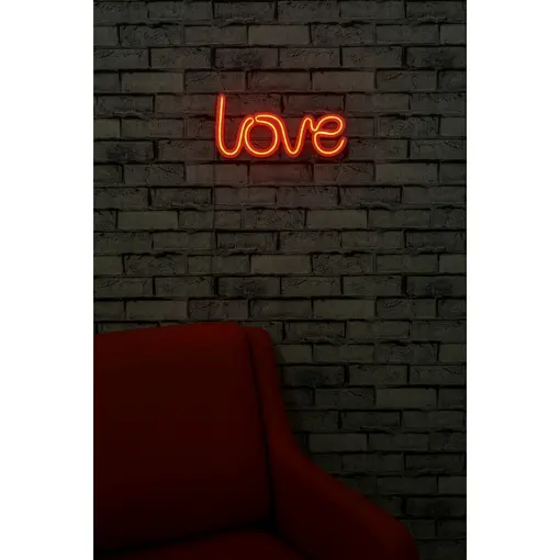 svijetleća zidna dekoracija LOVE