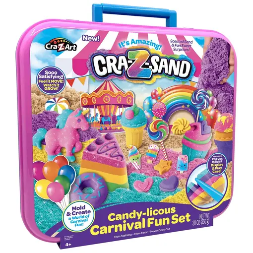 set kinetički pijesak Zabavni park Cra-Z-Sand  850 g
