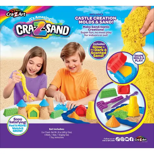 set kinetički pijesak Dvorac Cra-Z-Sand  680 g