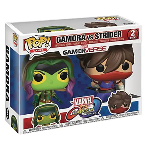 Vinyl 2-Pack: Capcom Vs. Marvel: Gamora Vs Strider