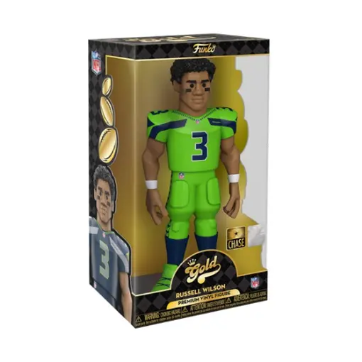 GOLD 12“ NFL SEAHAWKS - RUSSELL WILSON