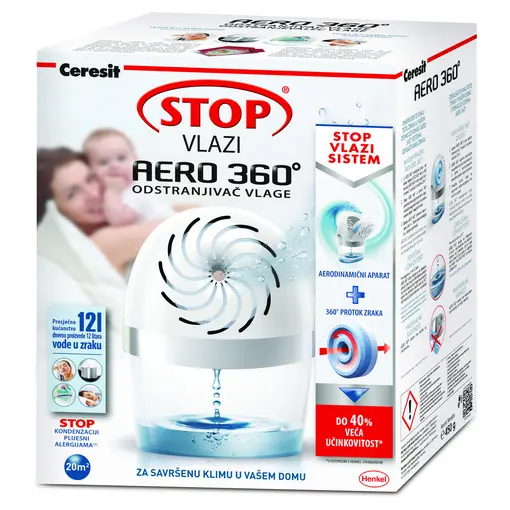 STOP vlazi  AERO bijeli aparat + tableta 450 g