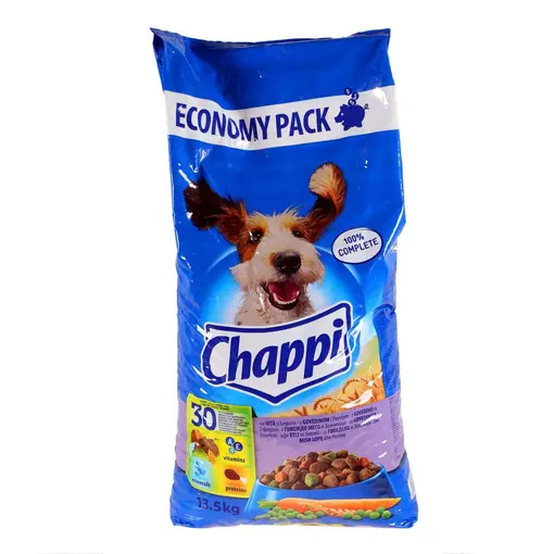 Hrana za pse s okusom govedine i povrća Chappi 100% Complete