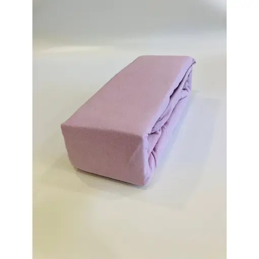 plahta s gumicom, 160 x 200 cm - roza