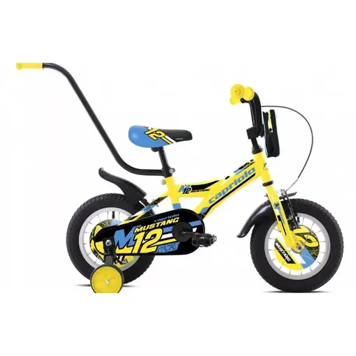 bicikl BMX 12'HT MUSTANG  yellow blac