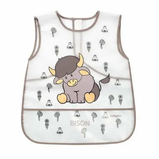 Creative Baby podbradak košuljica 36+ mjeseci Bizon, siva