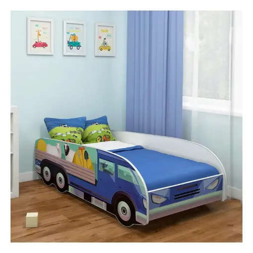 dječji krevet s motivom 160x80 cm 05-Farma