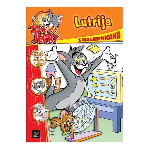 Tom i Jerry - Lutrija, slikovnica s naljepnicama, Grupa autora