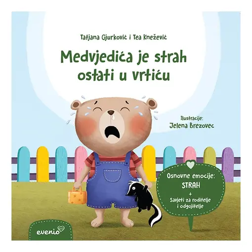 Medvjedića je strah ostati u vrtiću, T. Gjurković i T. Knežević