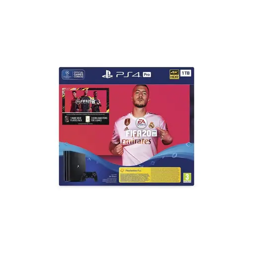 PlayStation 4 Pro 1TB G chassis + FIFA 20 + FUT 20 VCH + PS Plus 14 Days