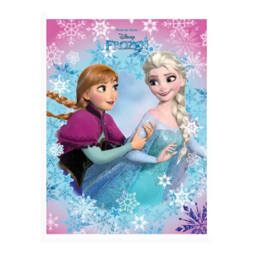 Bilježnica A4 kockice, Frozen, holo print 2