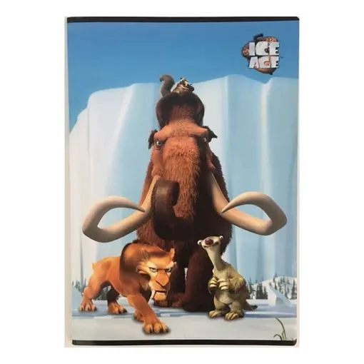 Bilježnica A4 kockice, Ice Age 1