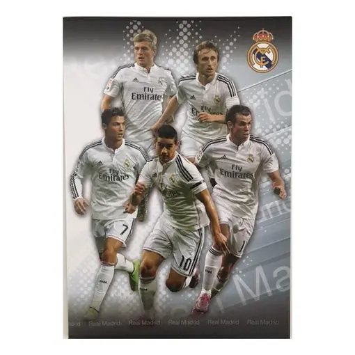 Bilježnica A4 kockice, Real Madrid 1