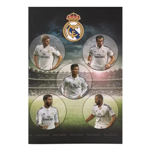 Bilježnica A4 kockice, Real Madrid 4