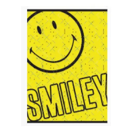 Bilježnica A4 kockice, Smiley 2