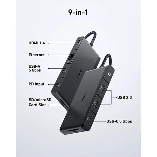552 USB-C Hub - 9 u 1