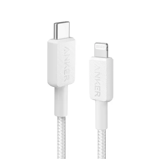 322 USB-C na Lightning pleteni kabel 0,9 m bijeli