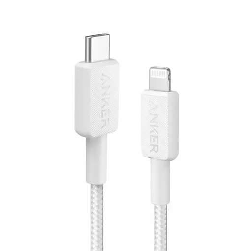 322 USB-C na Lightning pleteni kabel 0 -9 m bijeli