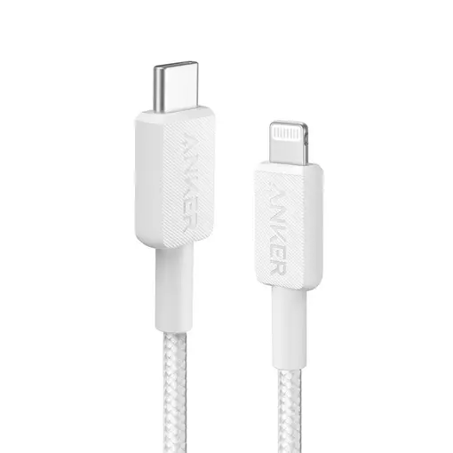 322 USB-C na Lightning pleteni kabel 1,8 m bijeli