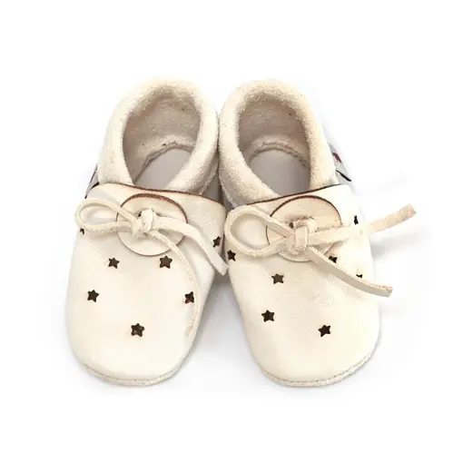 Sandalice mekane dječje cipelice Stars white