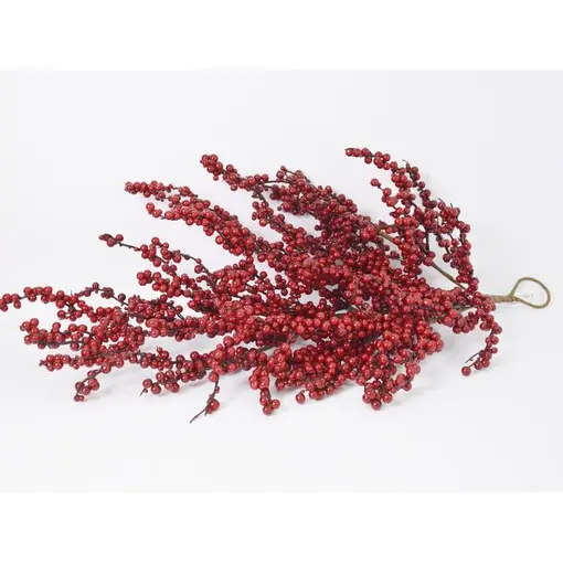viseća dekoracija berry, 70 cm, crvena