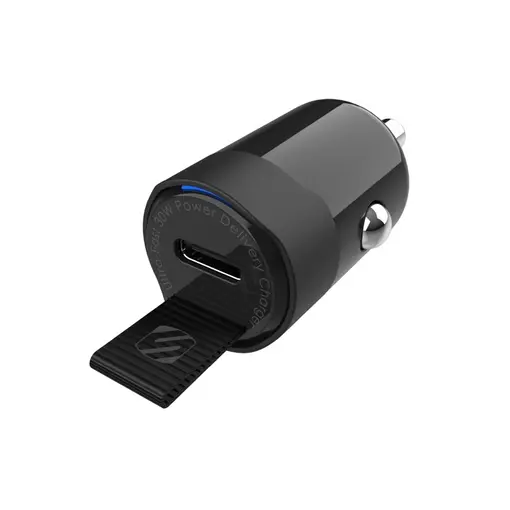 mini punjač za auto s USB-C napajanjem, 30W USB-C PD