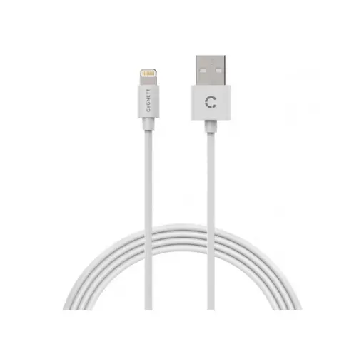 Kabel lightning na USB-A, PVC, 1.0m, bijeli