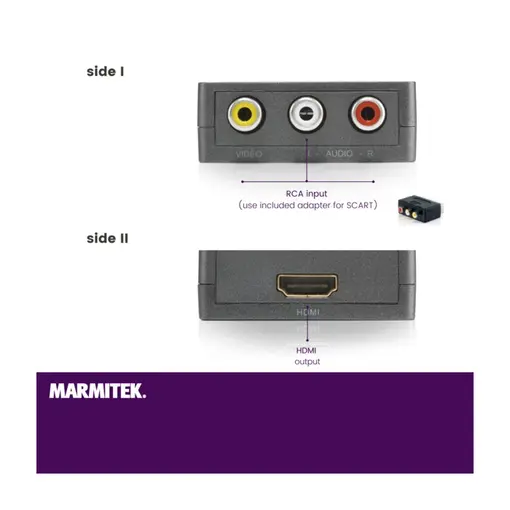 HDMI pretvarač | RCA / SCART > HDMI